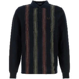 FP OMBRE STRIPE LS POLO SHIRT