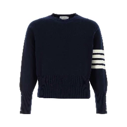 CLASSIC CREWNECK SHORT PULLOVER W/ WHITE 4 BAR STR