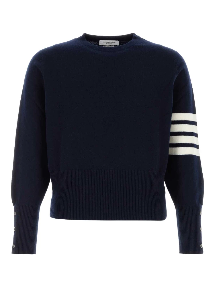 CLASSIC CREWNECK SHORT PULLOVER W/ WHITE 4 BAR STR