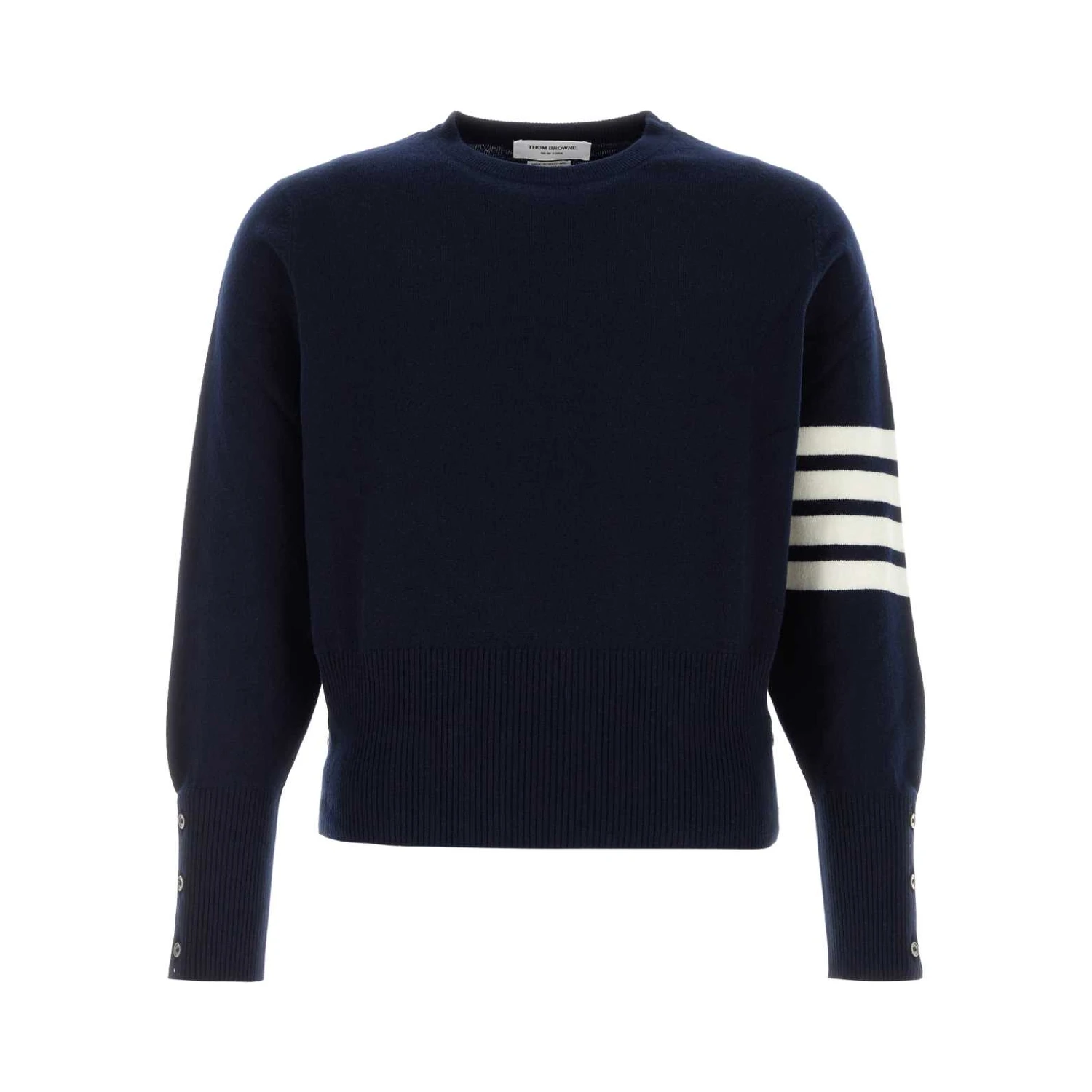 CLASSIC CREWNECK SHORT PULLOVER W/ WHITE 4 BAR STR