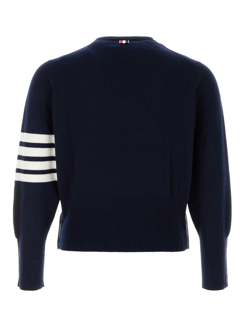 CLASSIC CREWNECK SHORT PULLOVER W/ WHITE 4 BAR STR