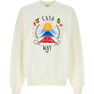 CASA WAY MOUNTAIN EMBROIDERED SWEATSHIRT