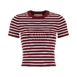 STRIPE SS RIB CREW SWTR