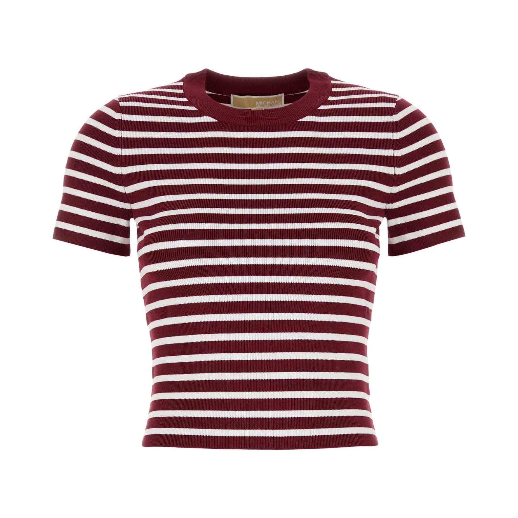 STRIPE SS RIB CREW SWTR