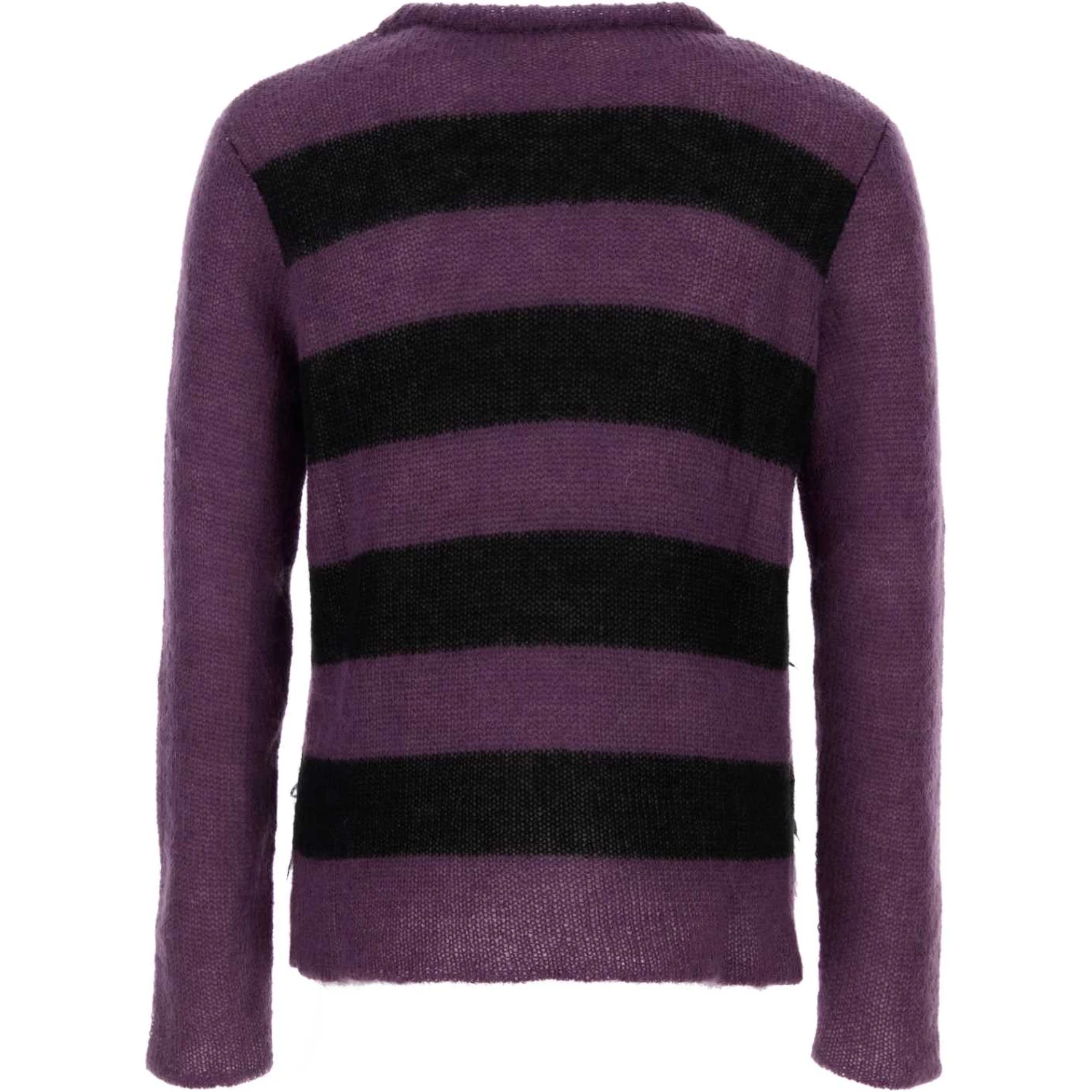 DOUBLE LAYER INTARSIA CREWNECK
