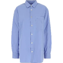 POPLIN, PYJAMAS LONG SHIRT -