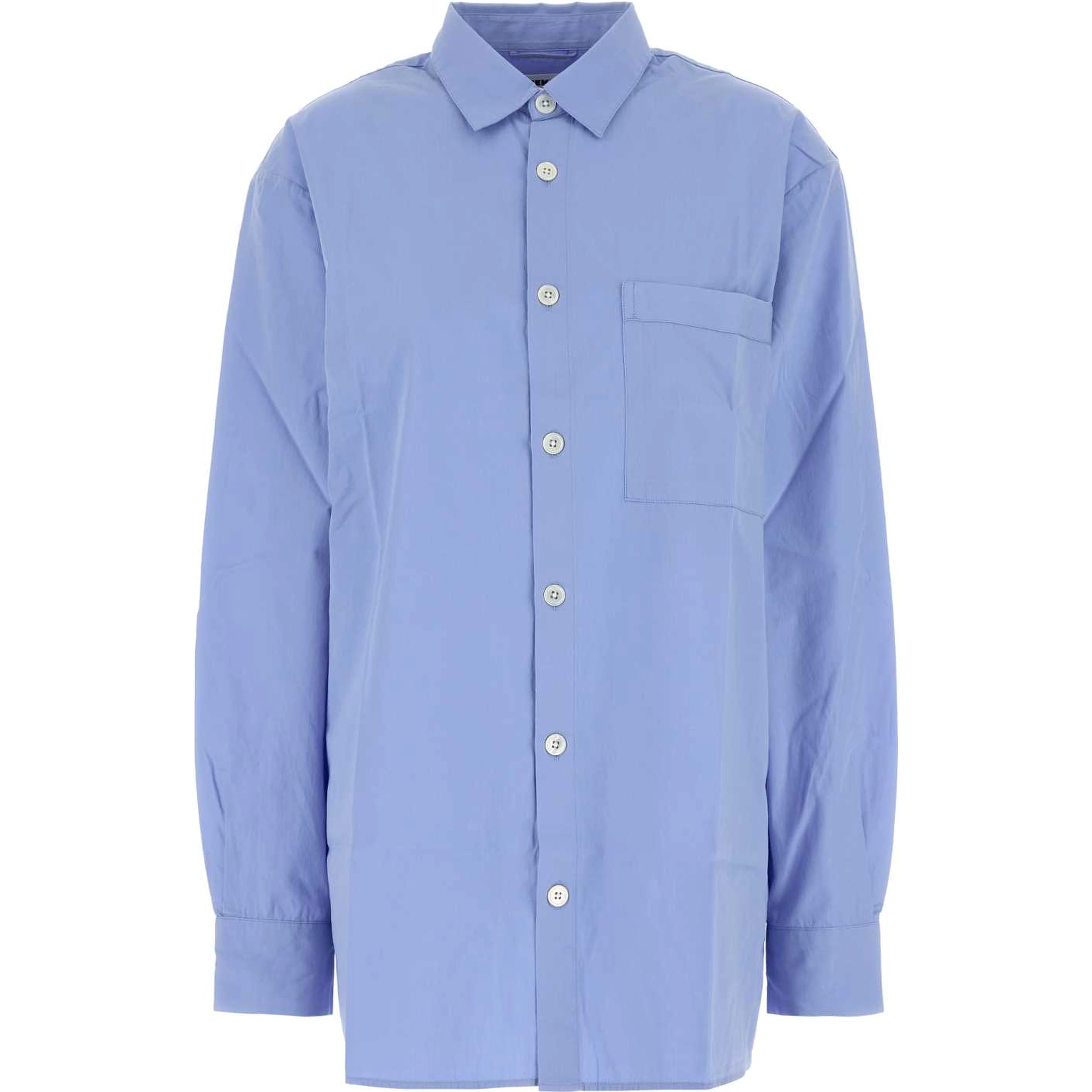 POPLIN, PYJAMAS LONG SHIRT -