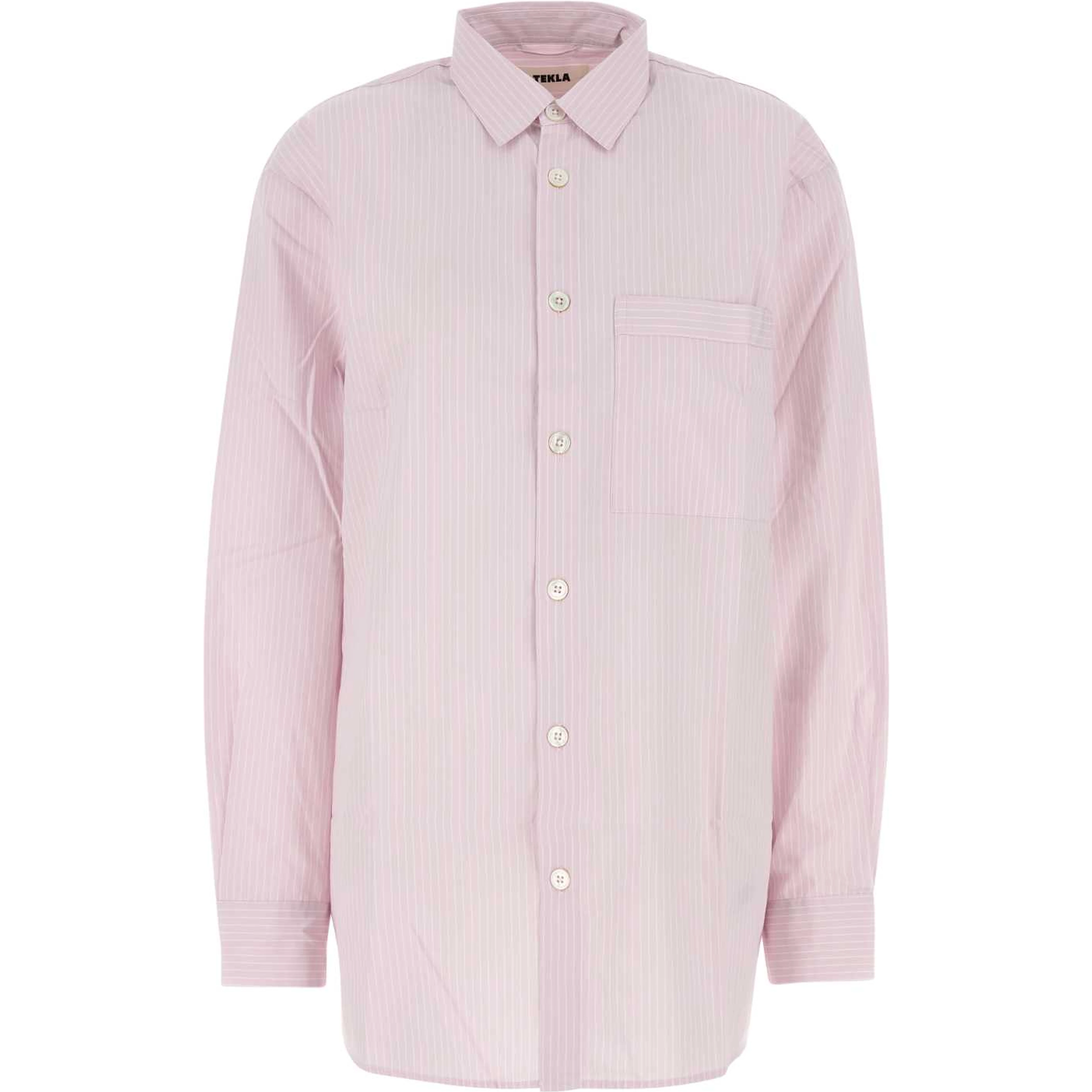 POPLIN, PYJAMAS LONG SHIRT -