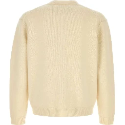 FOX HEAD INTARSIA MERINO CARDIGAN