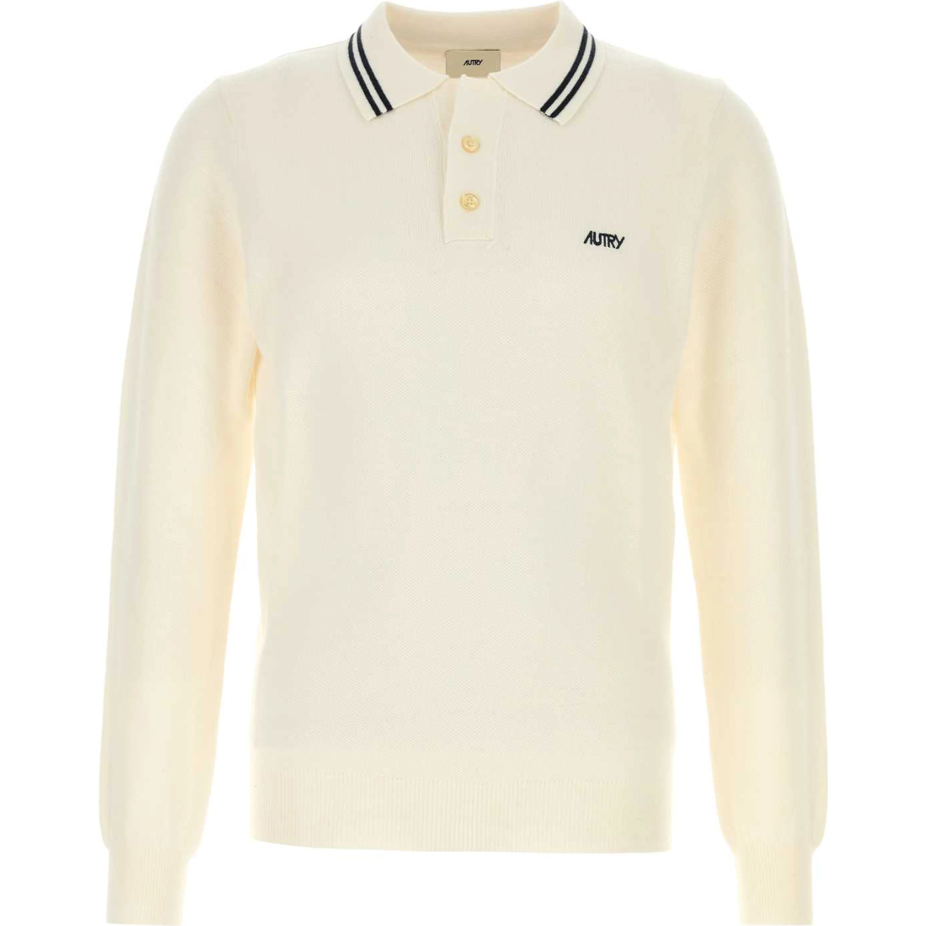 KNIT WOOL POLO