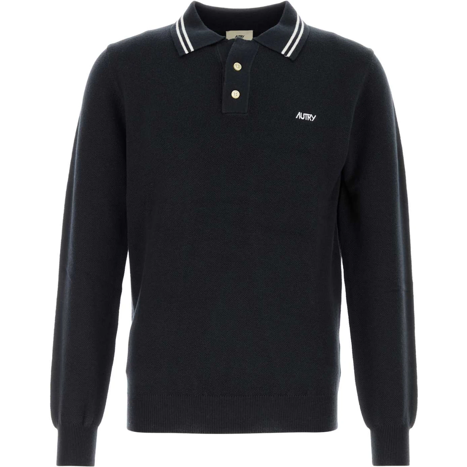 KNIT WOOL POLO