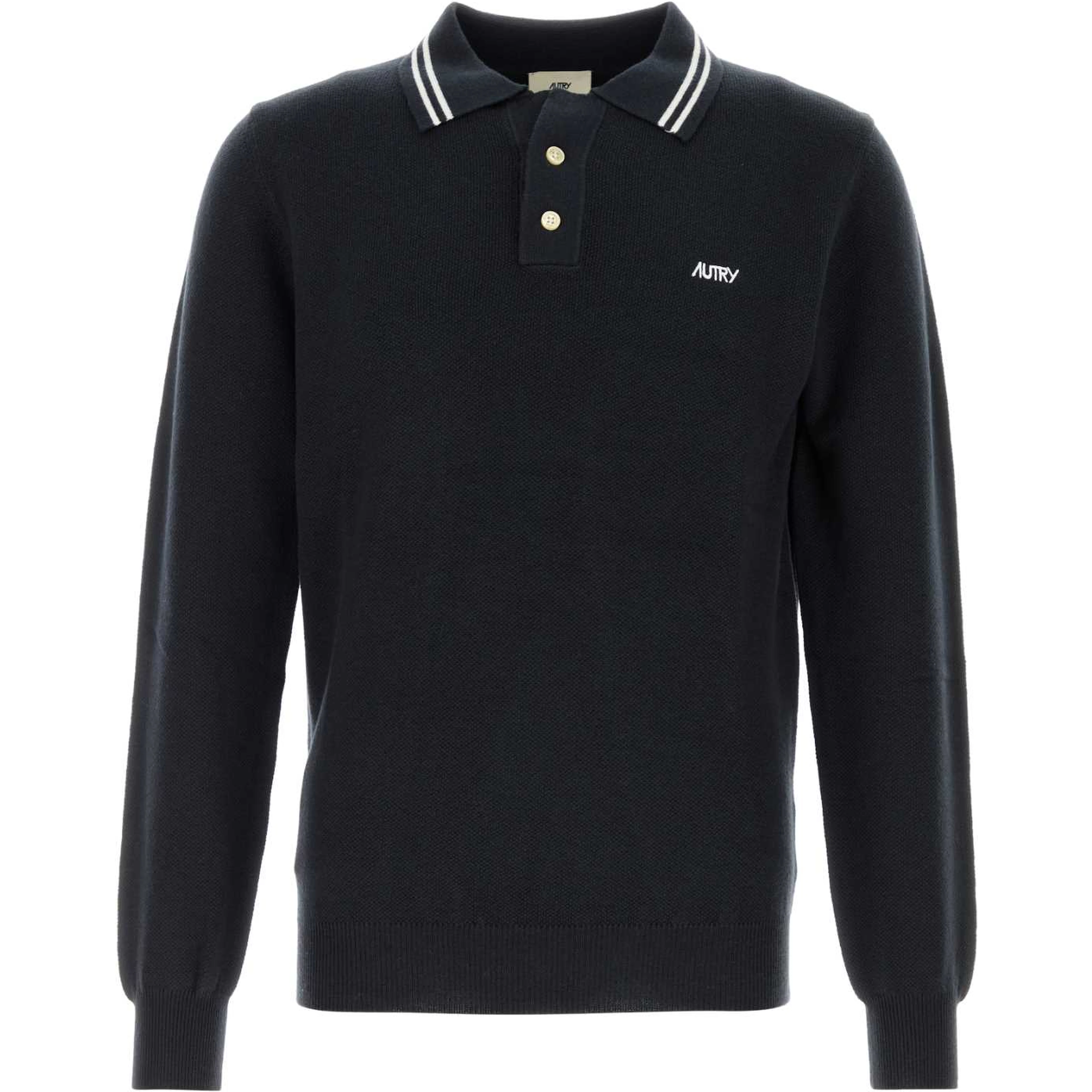 KNIT WOOL POLO