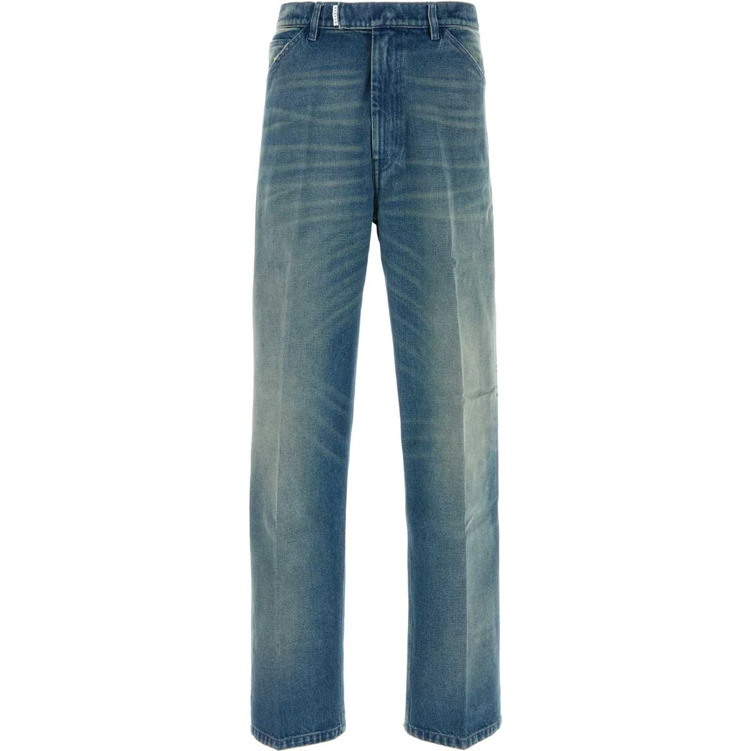 MEN WASHED DENIM PANTS WOVEN