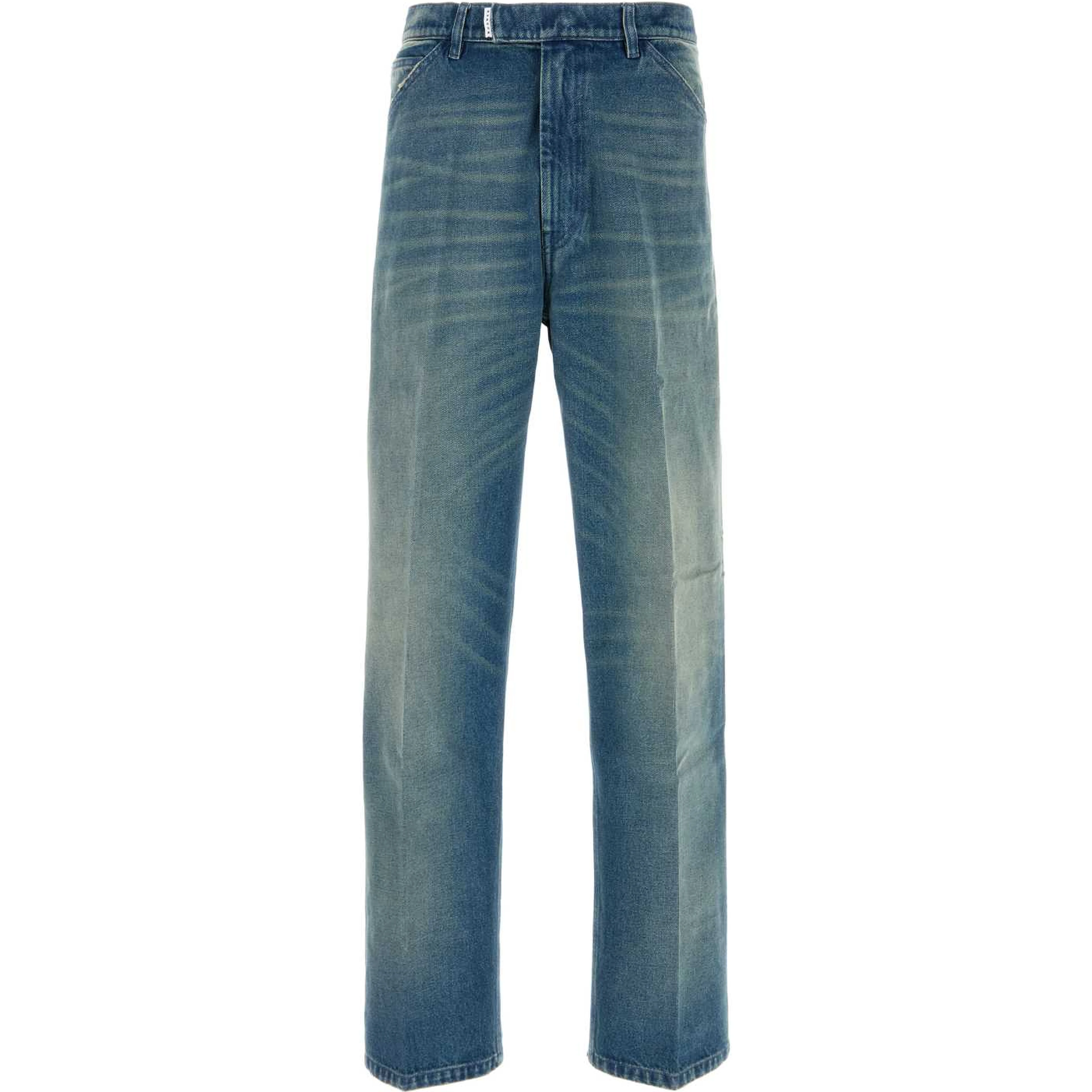 MEN WASHED DENIM PANTS WOVEN