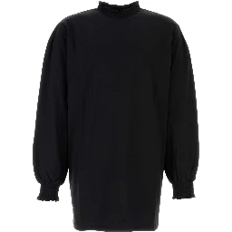 MEN LONGSLEEVE RUFFLE DRESS KNIT
