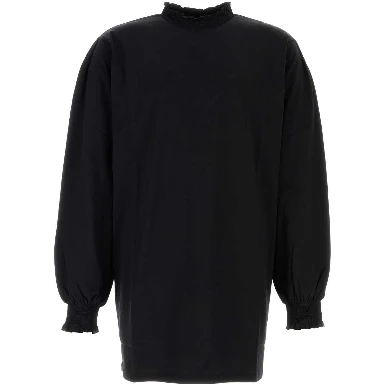 MEN LONGSLEEVE RUFFLE DRESS KNIT
