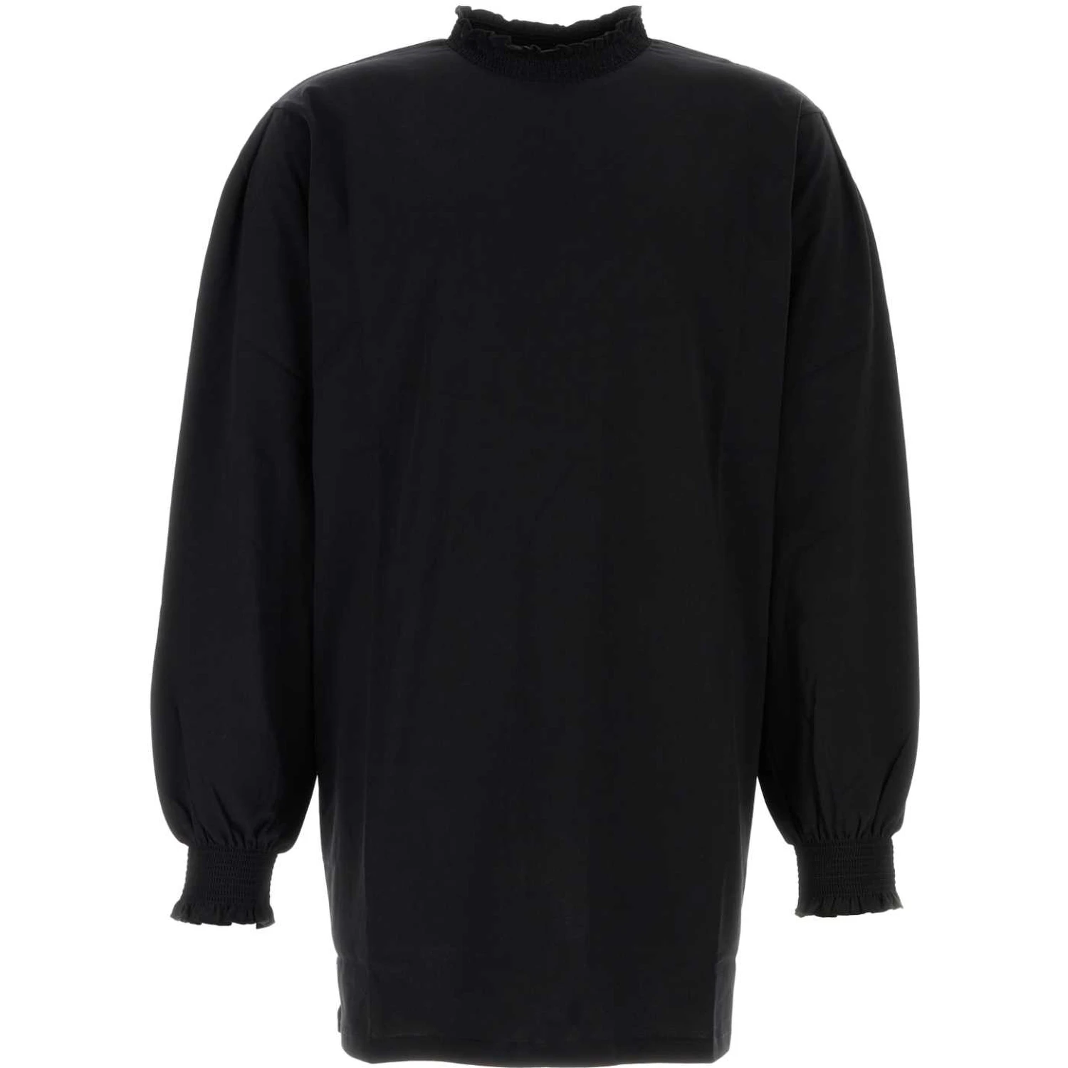 MEN LONGSLEEVE RUFFLE DRESS KNIT