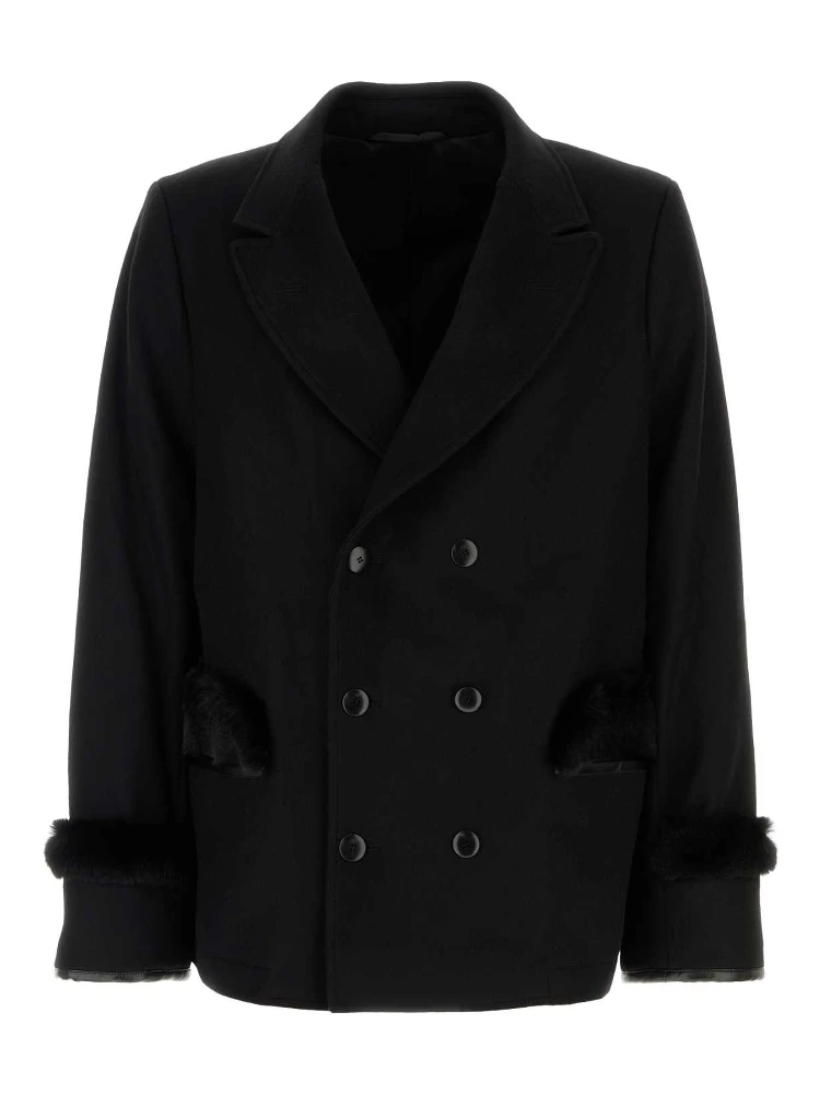 MEN PEACOAT WOVEN