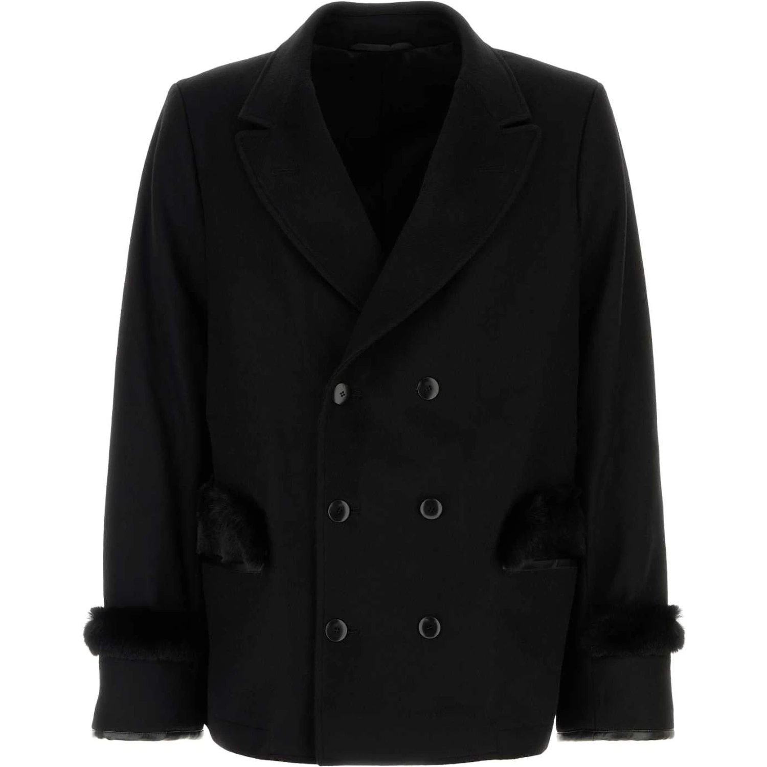 MEN PEACOAT WOVEN