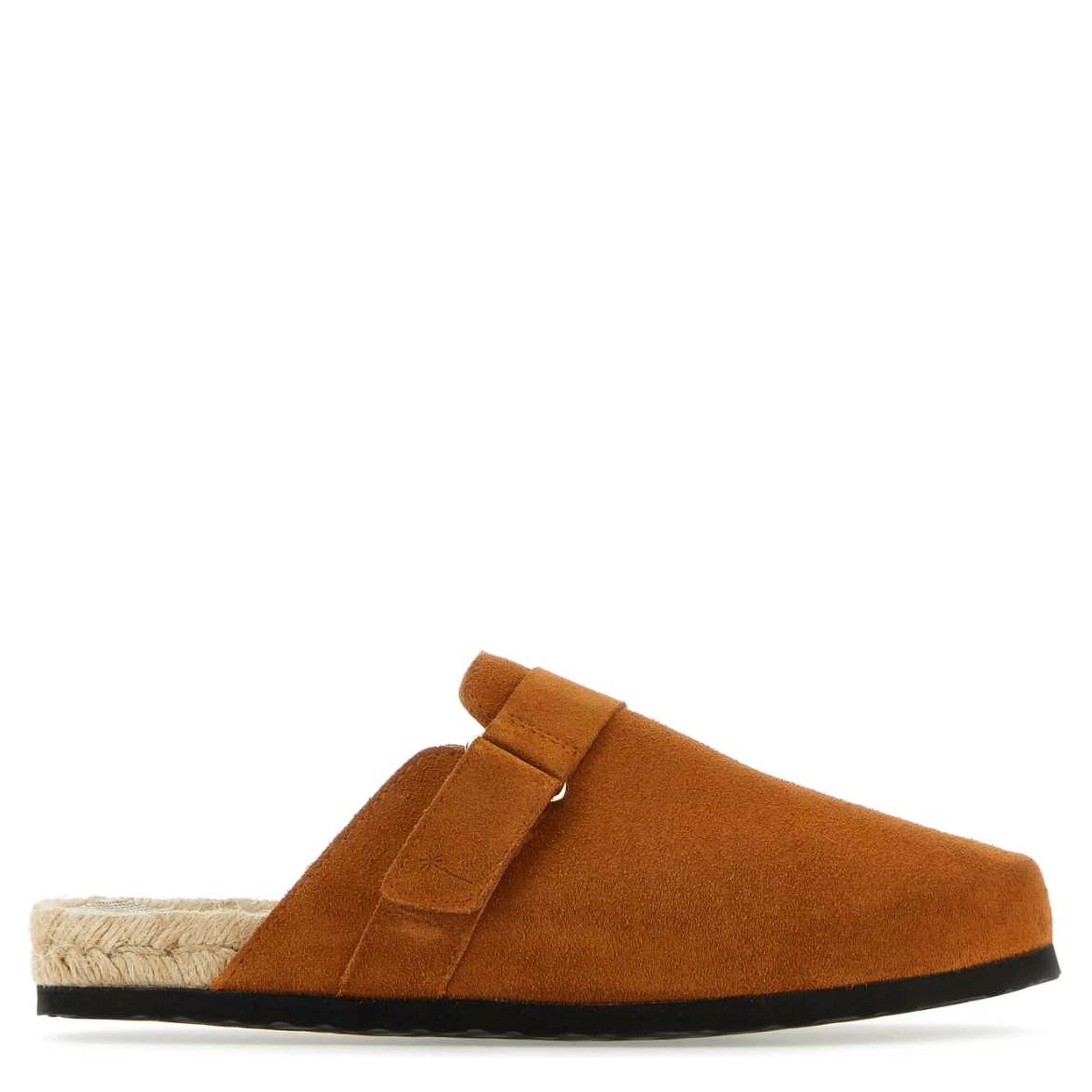 Hamptons leather flat mules