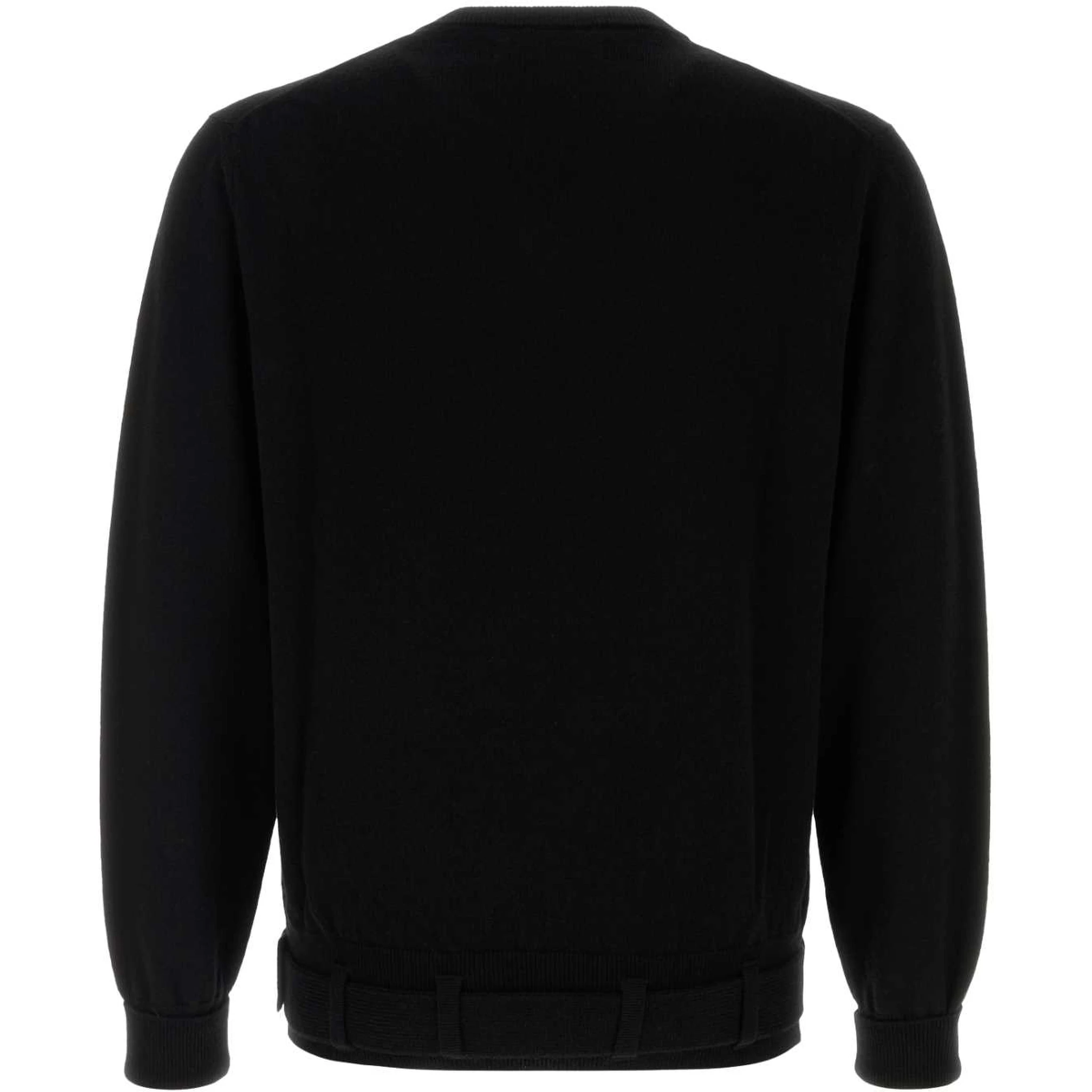 MEN BELTED CASHMERE SWEATER KNIT