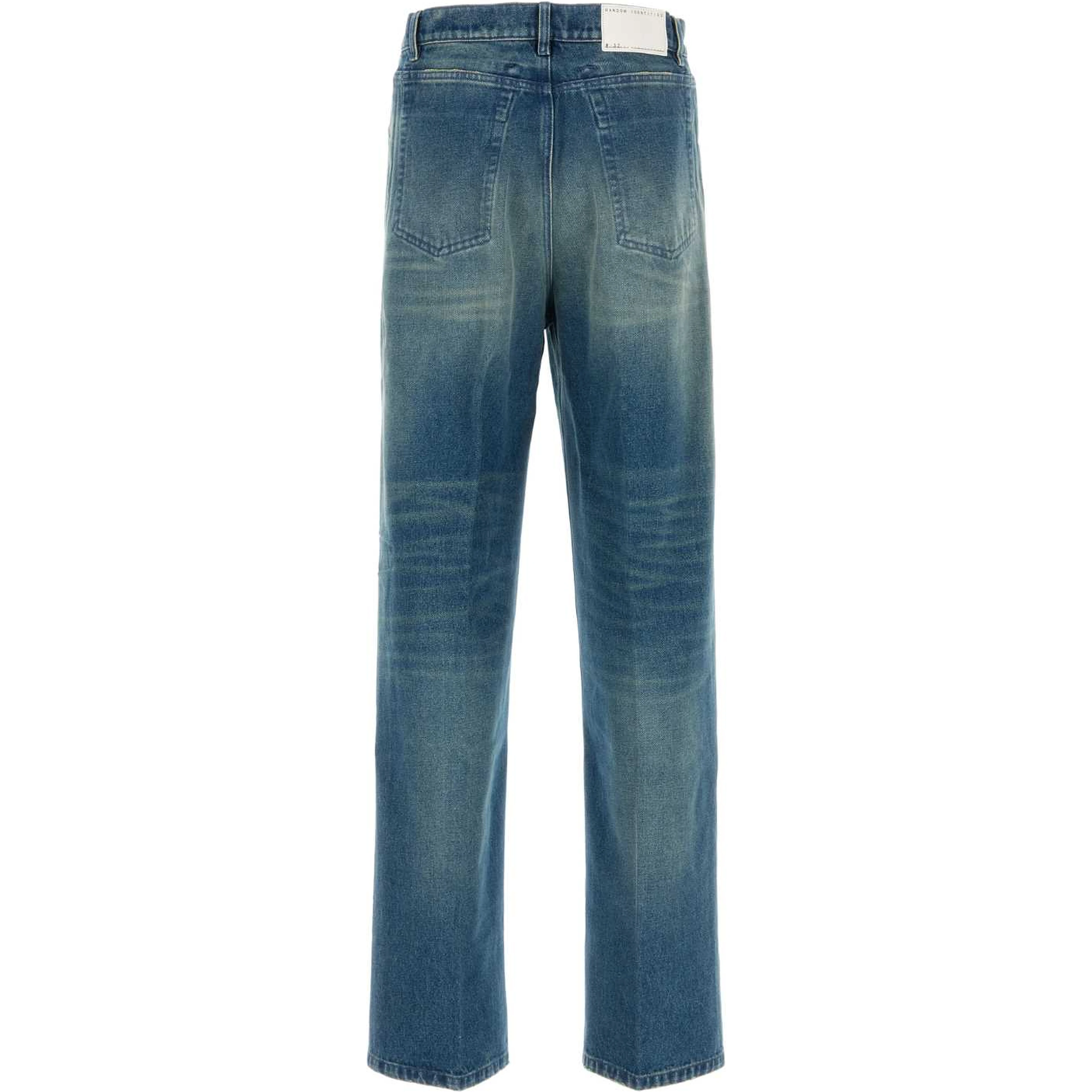 MEN WASHED DENIM PANTS WOVEN