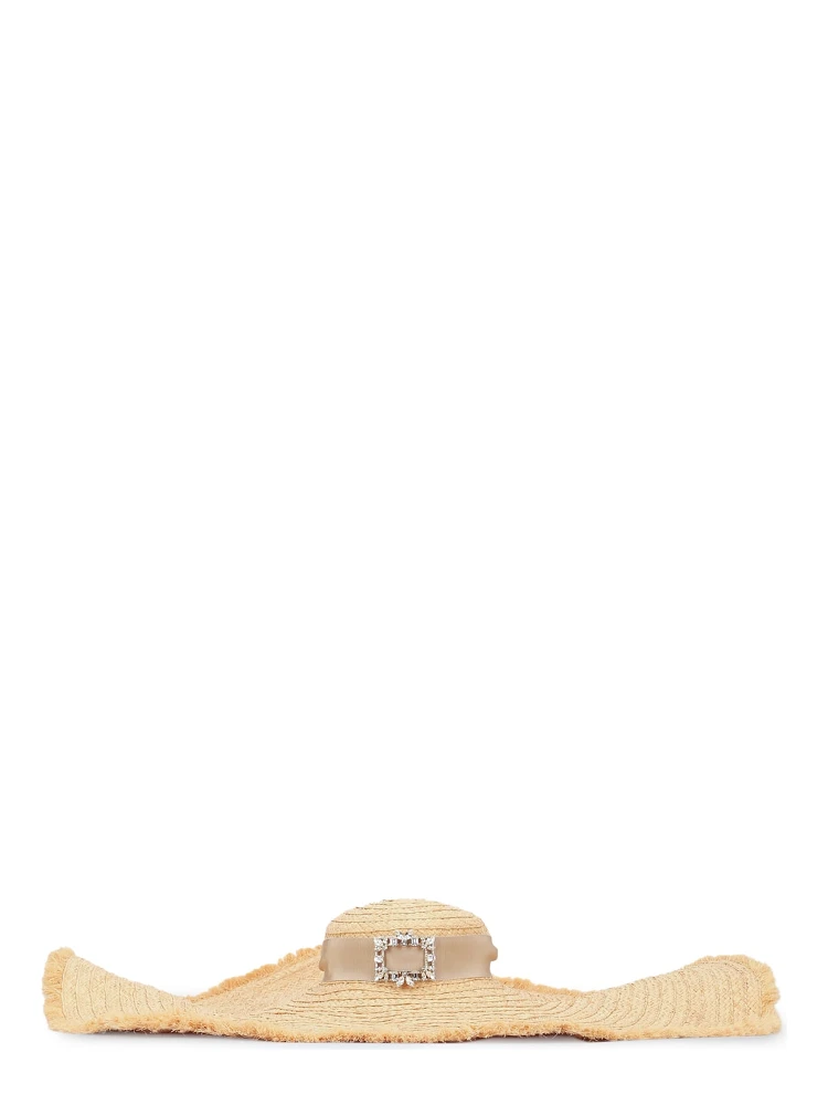 RV BROCHE EXTRA RAFIA HAT
