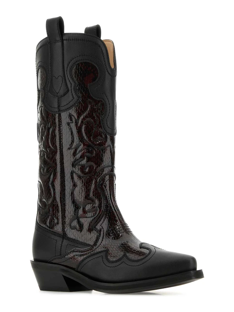 MID SHAFT EMBROIDERED WESTERN BOOT SNAKE BICO alternative