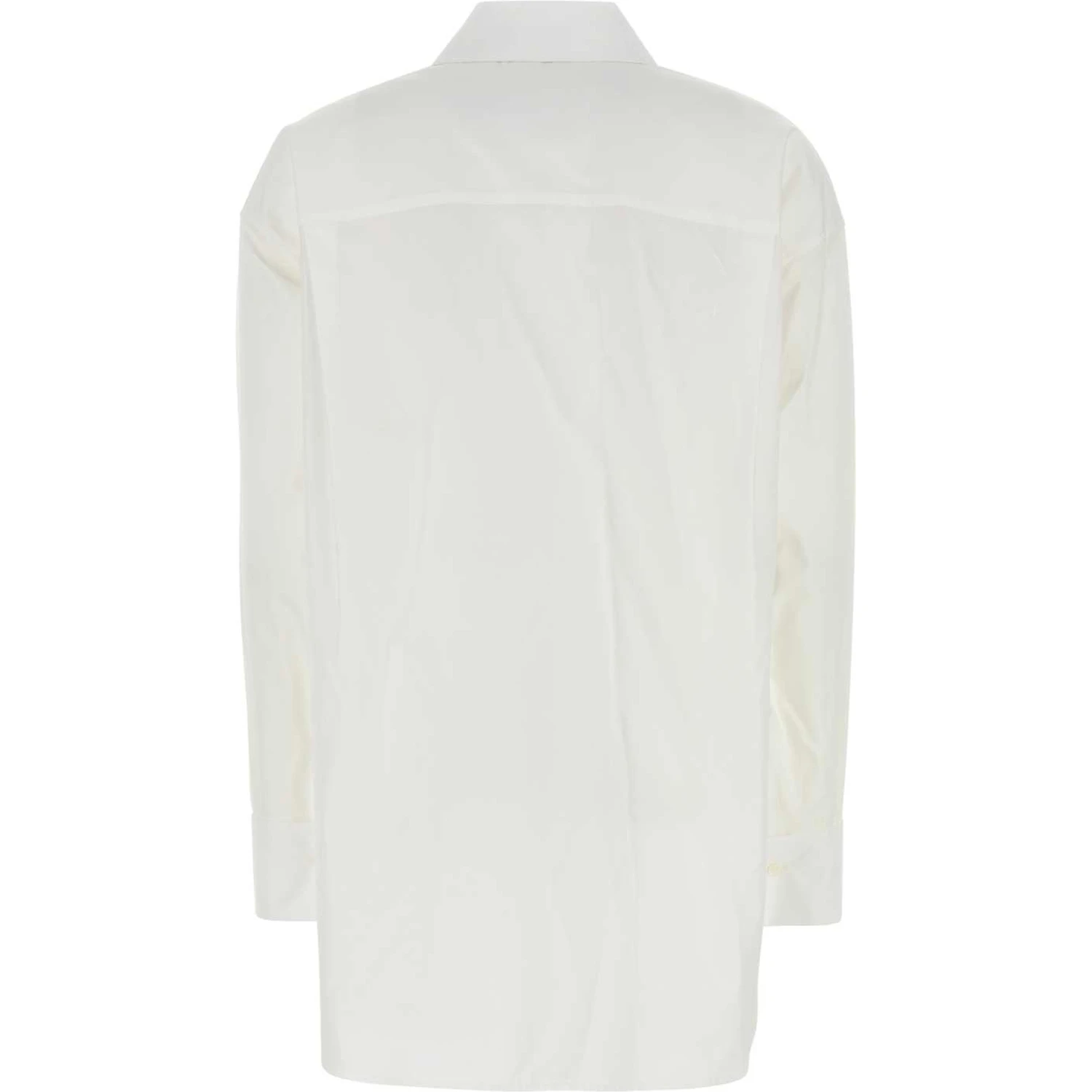 EMBROIDERED DRAPED SHIRT