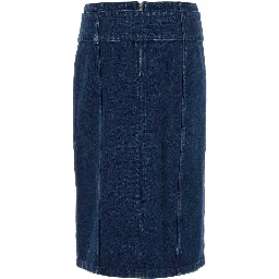 BELTED MIDI SKIRT