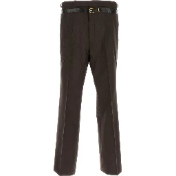 PANTALONI IN MOHAIR SETA