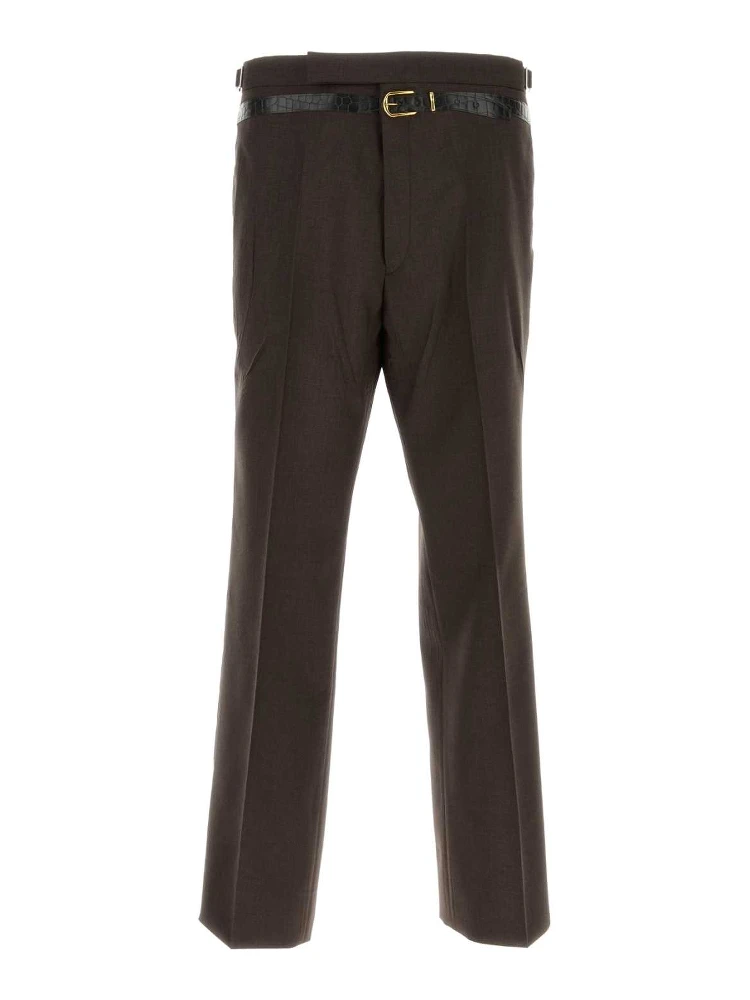 PANTALONI IN MOHAIR SETA