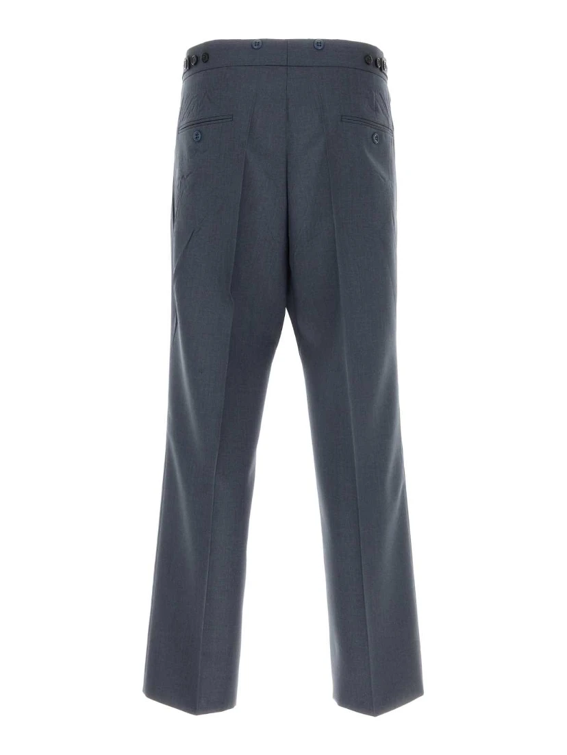 PANTALONI IN MOHAIR SETA