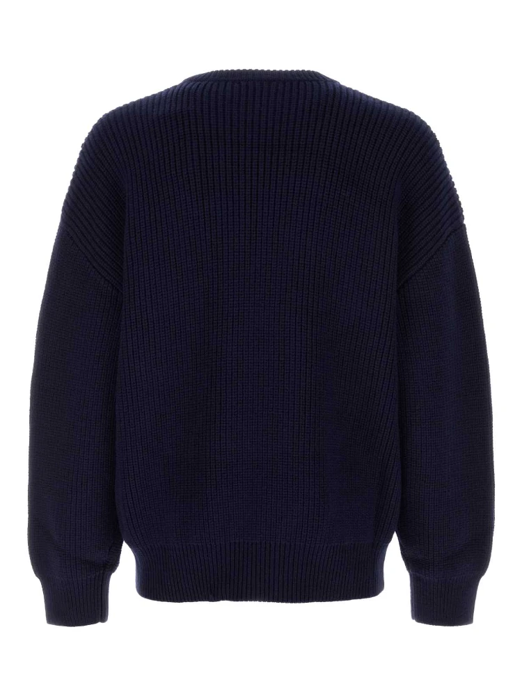 MS HALF CARDIGAN KNIT CREWNECK SWEATER alternative