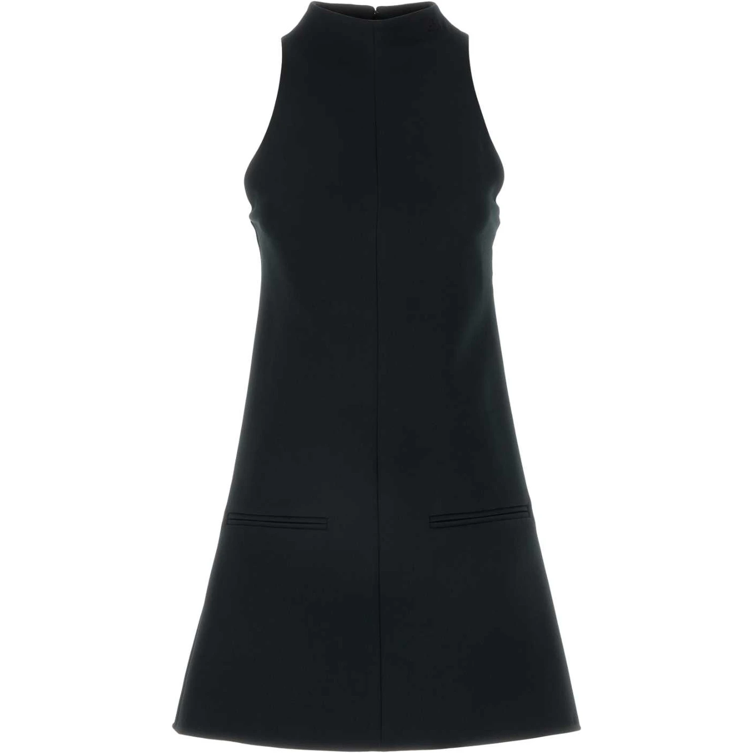 2-POCKET TWILL A-LINE DRESS