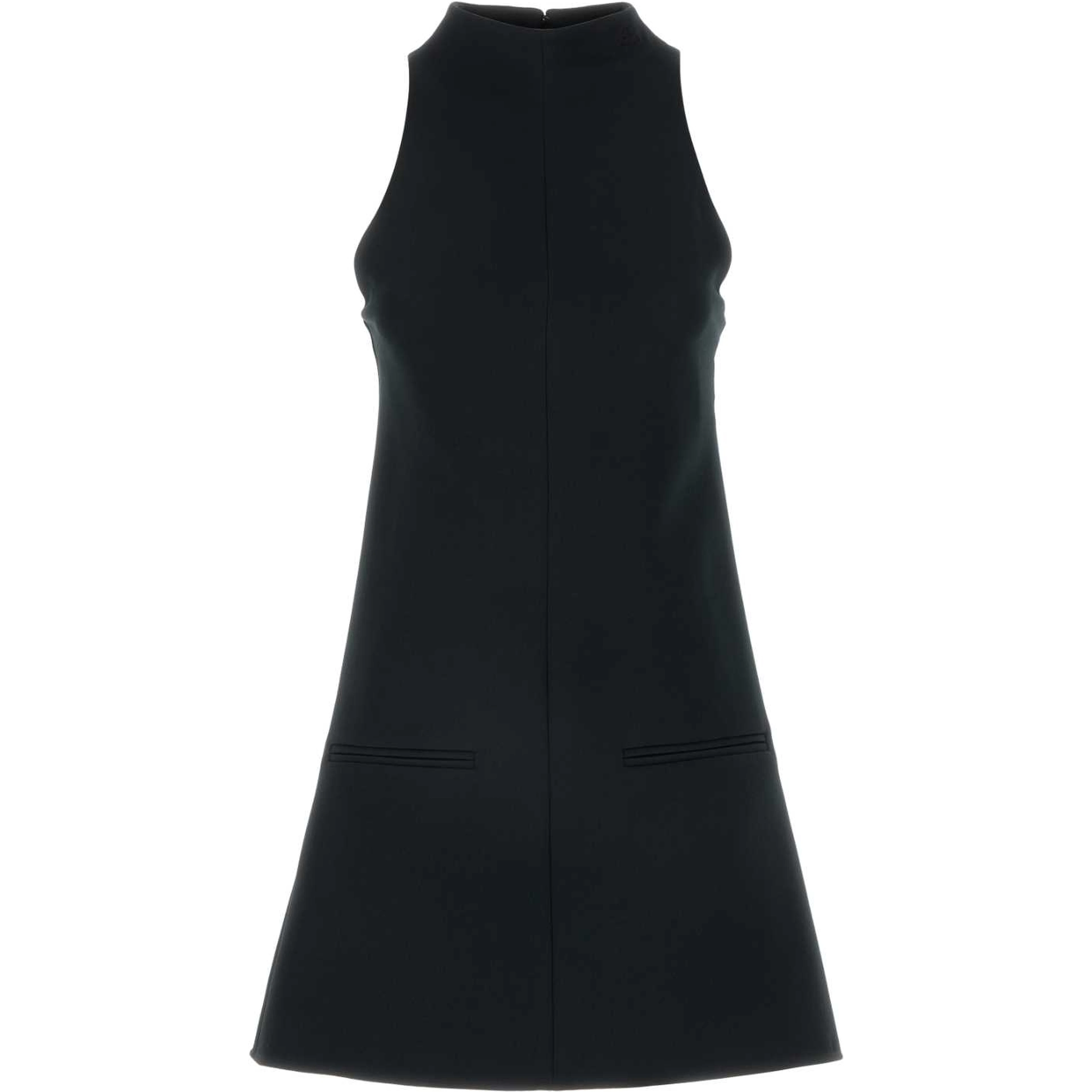2-POCKET TWILL A-LINE DRESS