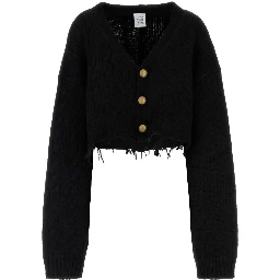 SPLIT CROPPED CARDIGAN