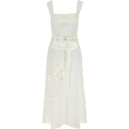 REGENERATED HOUSEHOLD LINEN BUSTIER DRESS