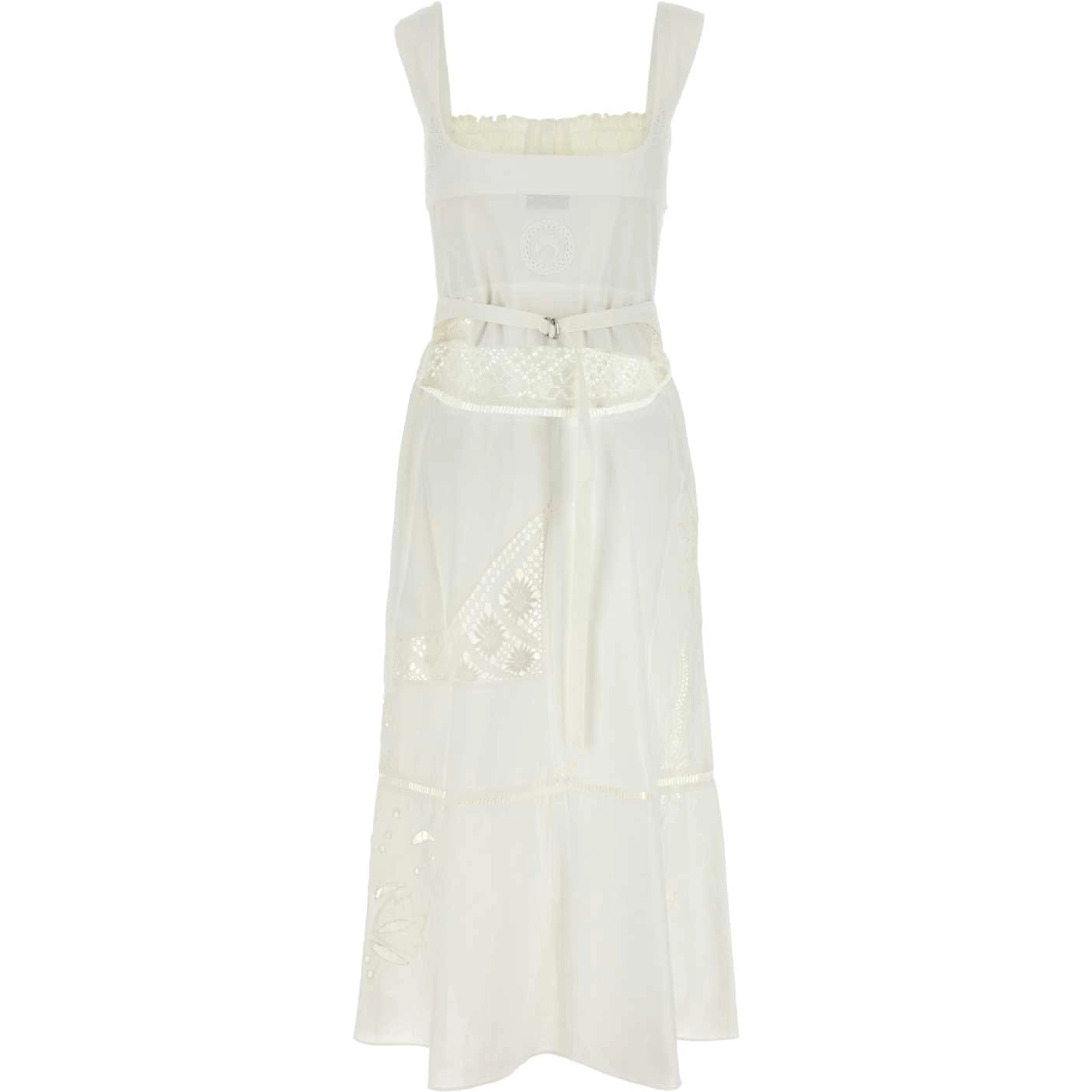 REGENERATED HOUSEHOLD LINEN BUSTIER DRESS