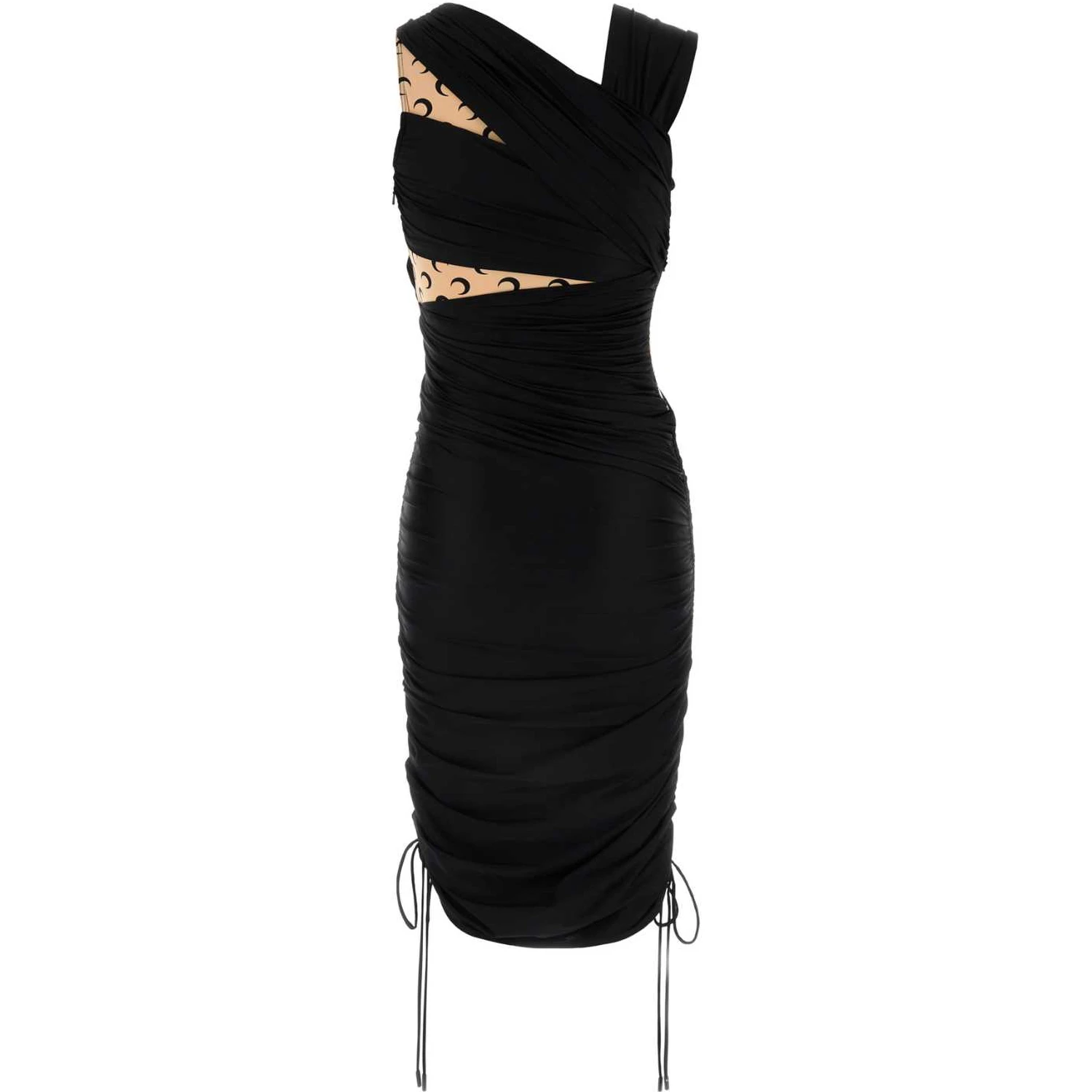 DRAPED JERSEY DRAPED DRESS