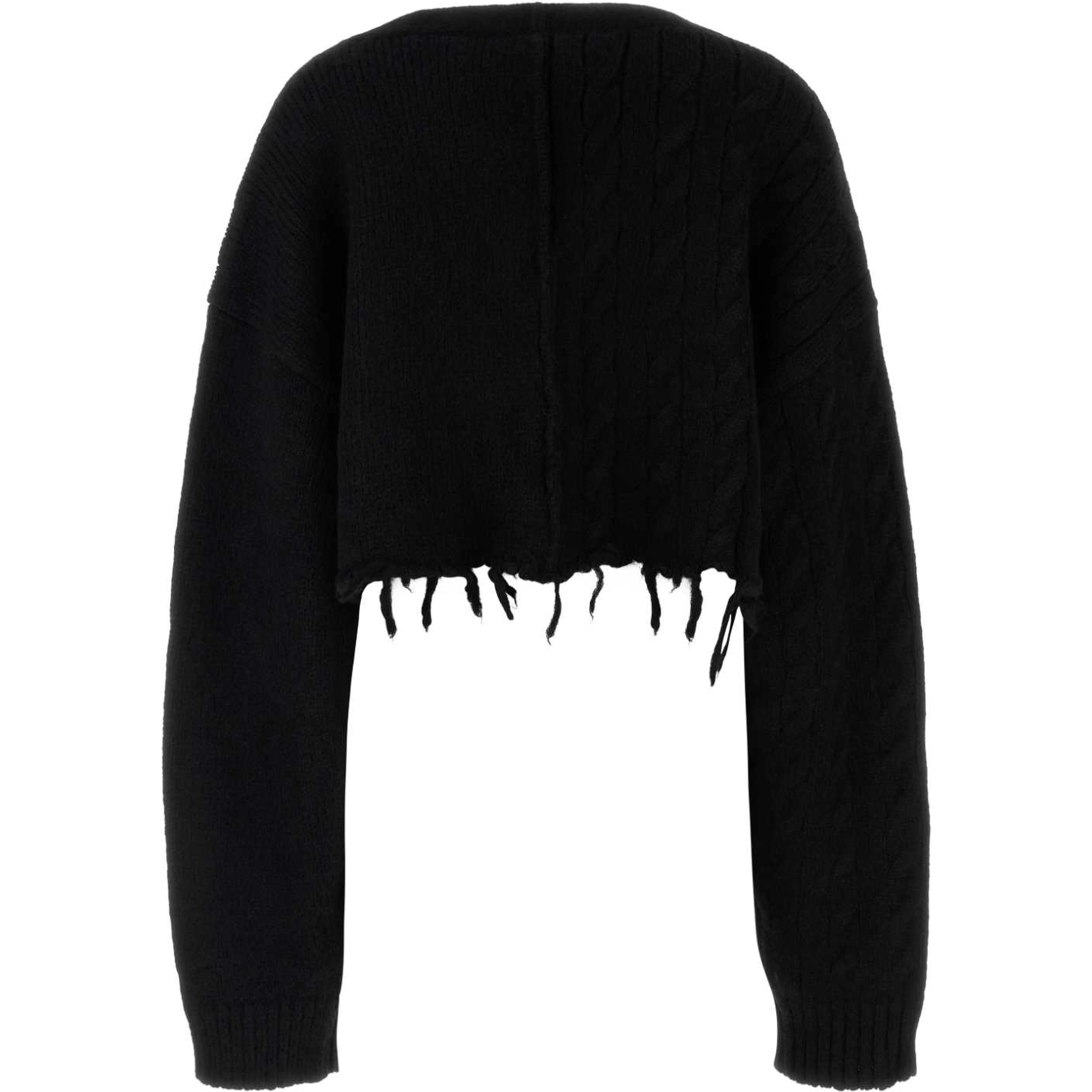 SPLIT CROPPED CARDIGAN