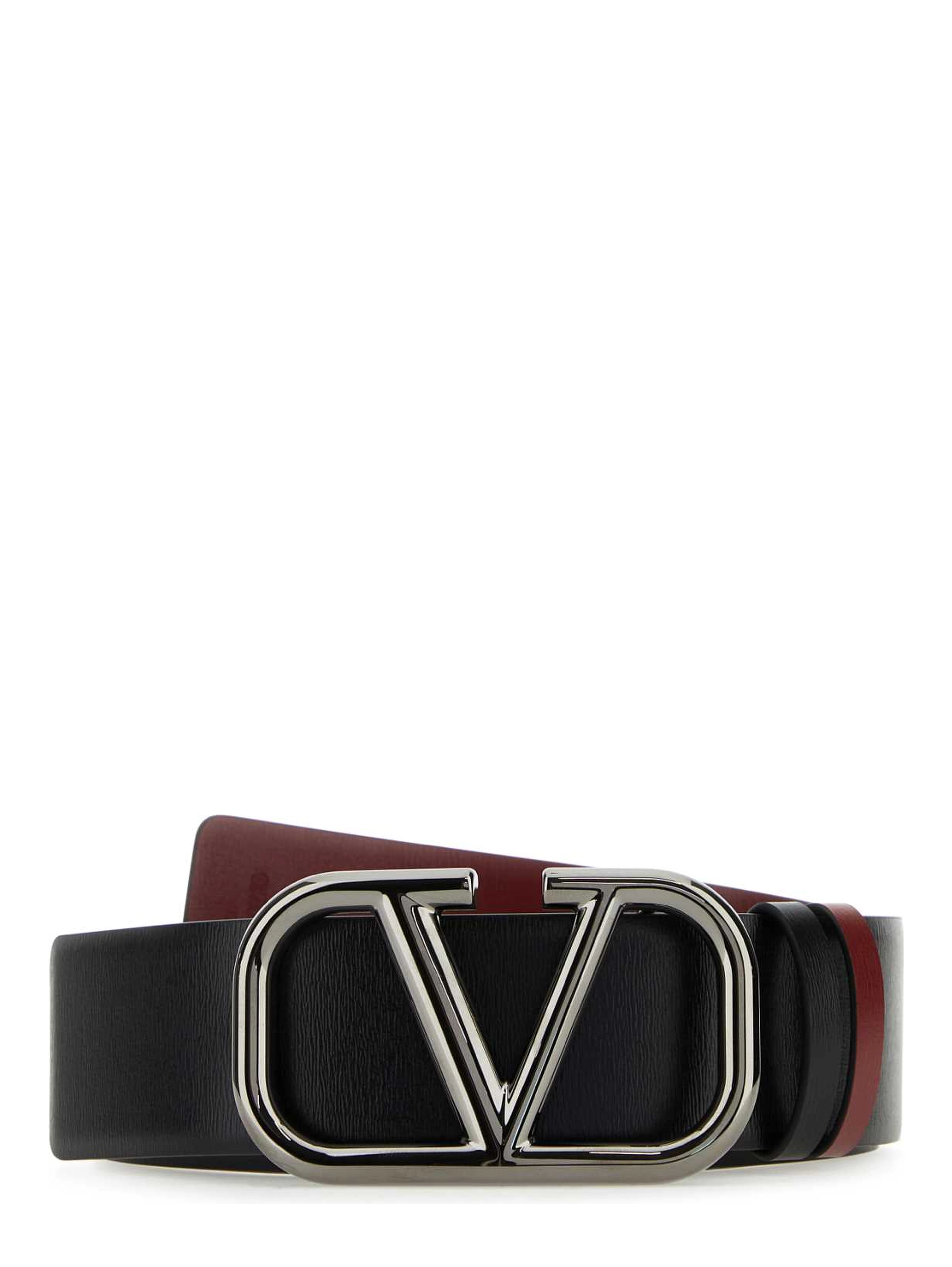 VLogo Signature buckle-fastening belt