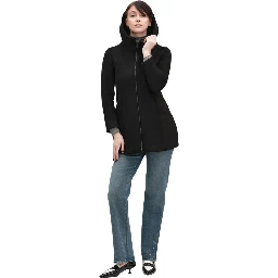 WHITE WISE Coats Black