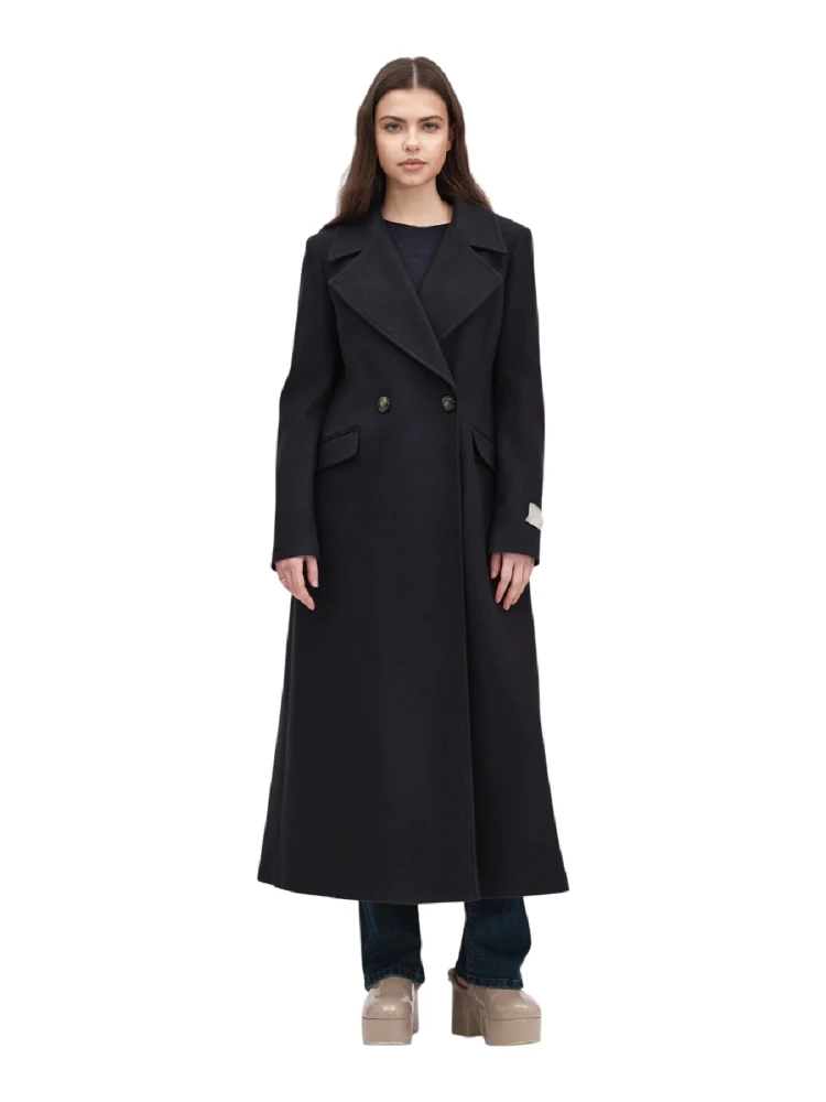 WHITE WISE Coats Black