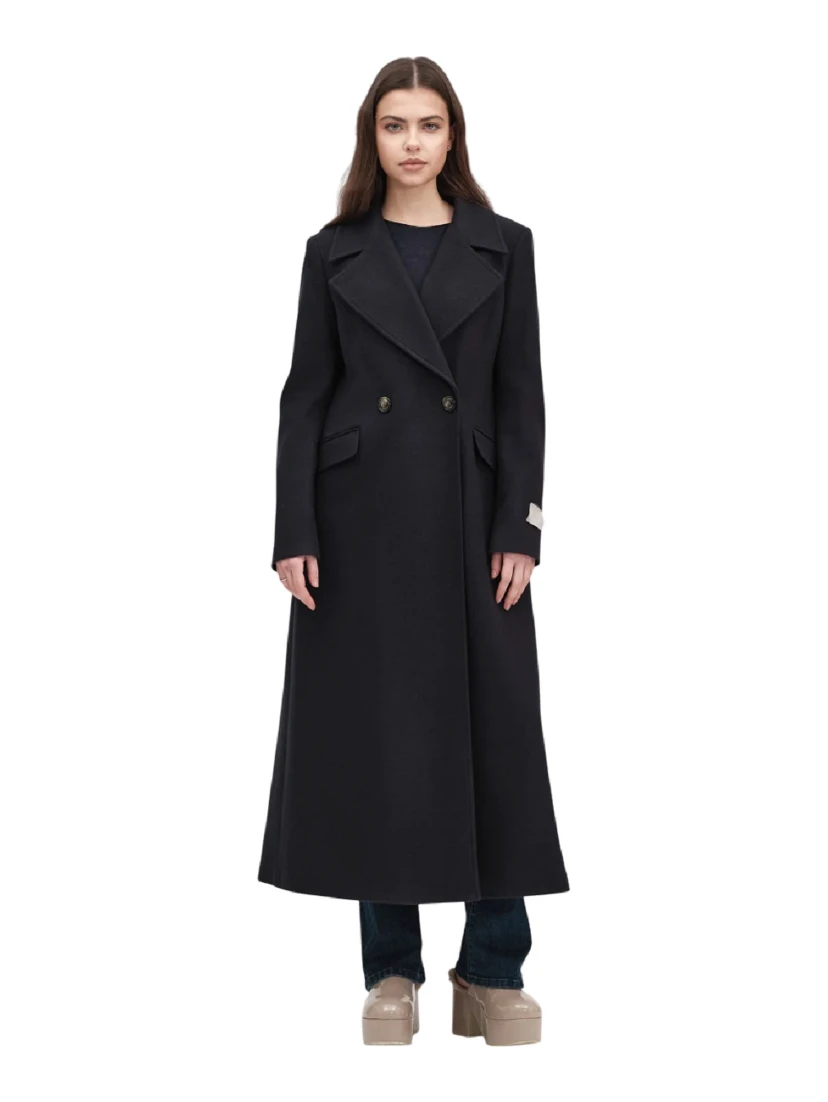 WHITE WISE Coats Black