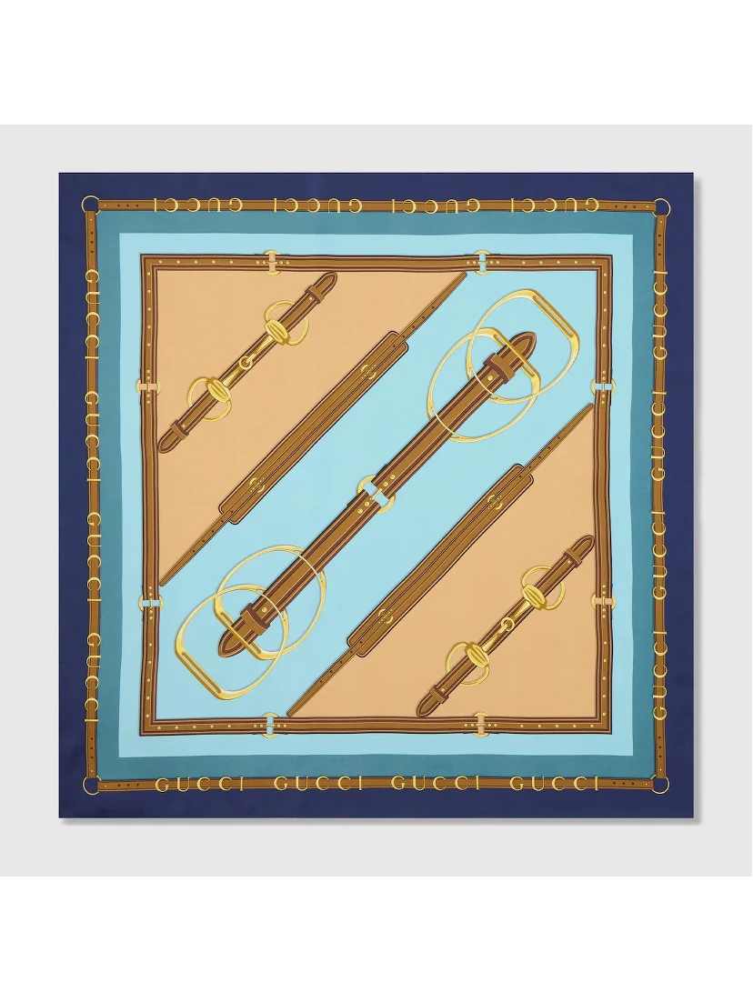 "Heritage" scarf in silk