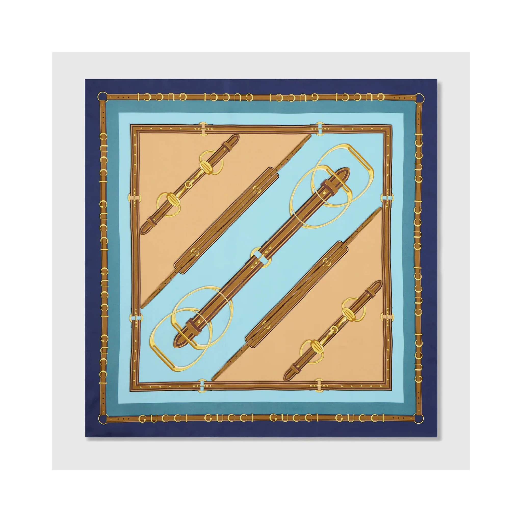 "Heritage" scarf in silk