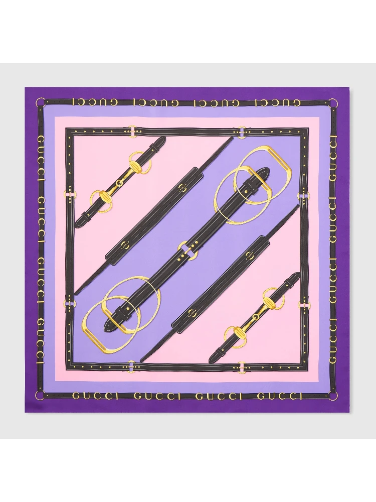 "Heritage" scarf in silk