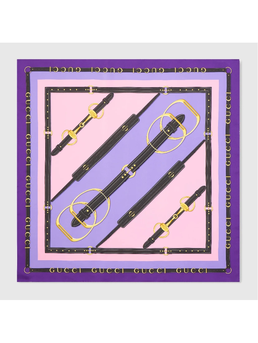 "Heritage" scarf in silk