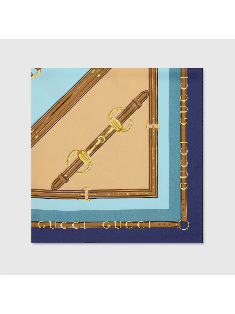 "Heritage" scarf in silk alternative
